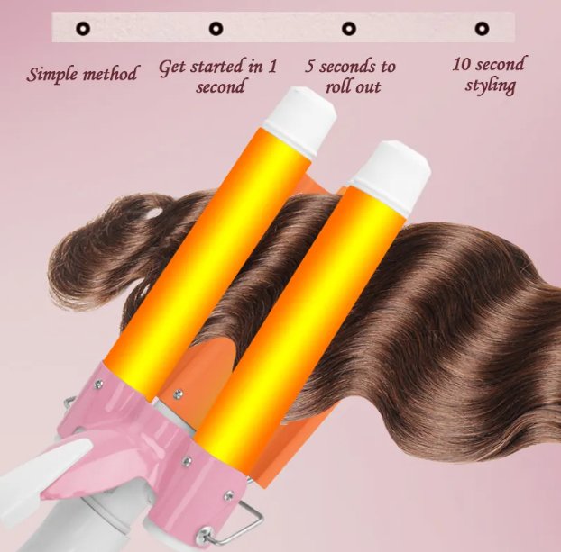 3-in-1 Hair Styling Curler with Electric Heating | Mahal Mart