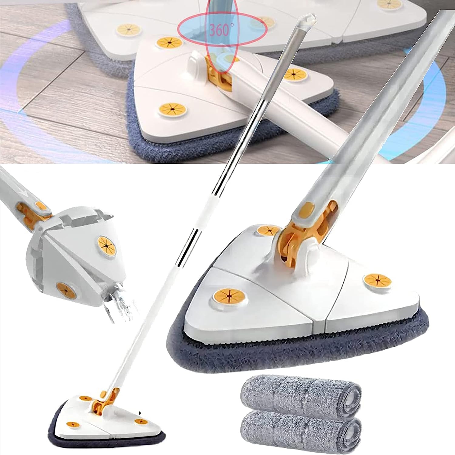 360 Rotating Floor Mop with Adjustable Handle | Mahal Mart